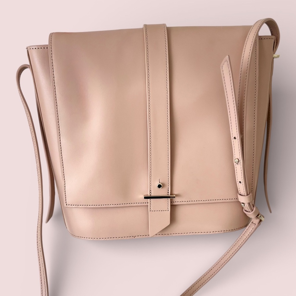 Cole Haan Midsize Pale Pink Crossbody Bag
